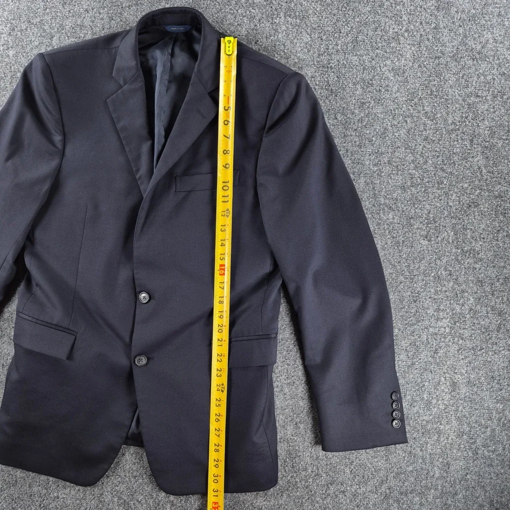 Brooks Brothers 1818 Regent Blazer Navy Wool Estrato Italy 40R 10075836R
